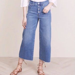 Madewell Wide Leg Crop Jeans - Size 25